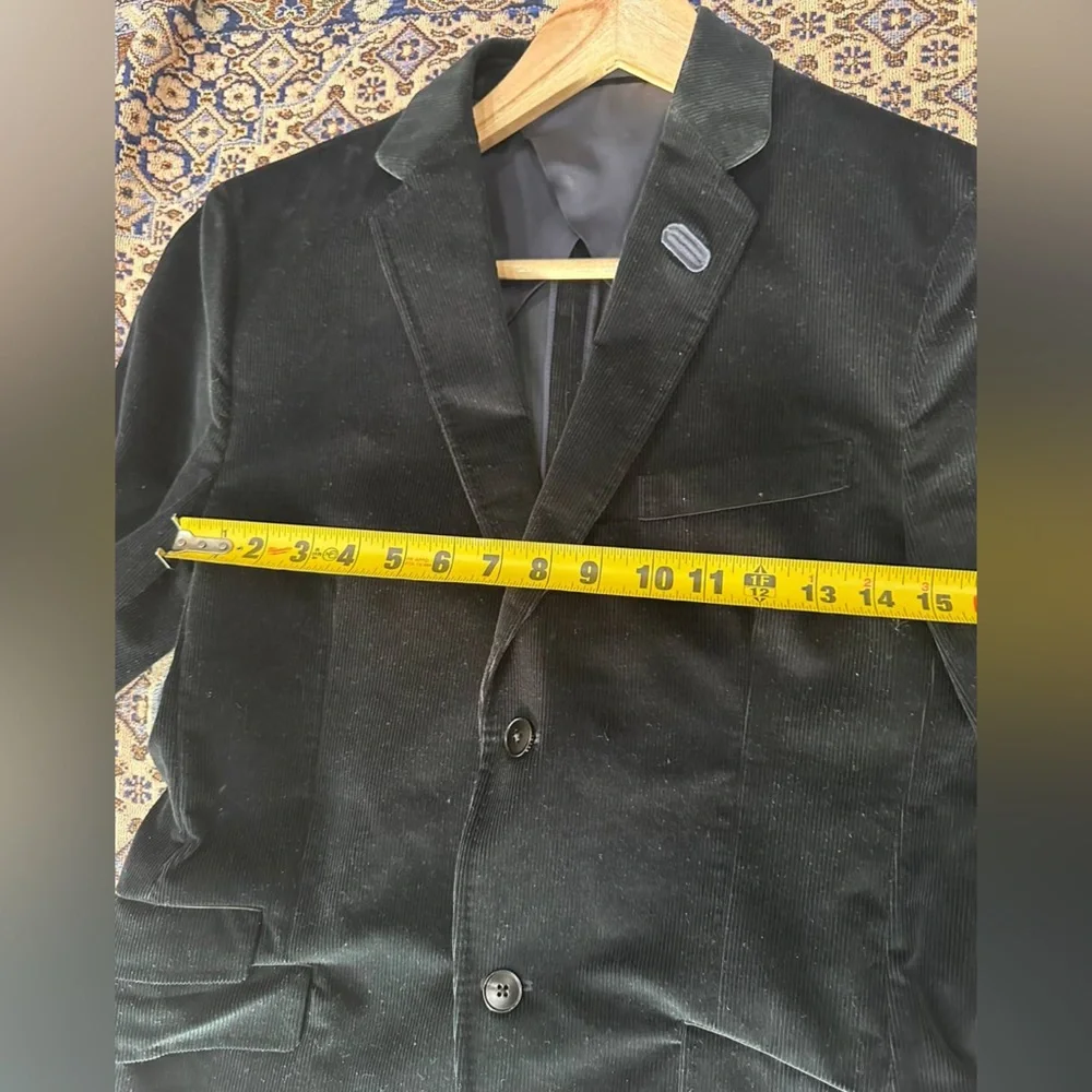 Gucci Single-Breasted Velvet Blazer sport coat 48R